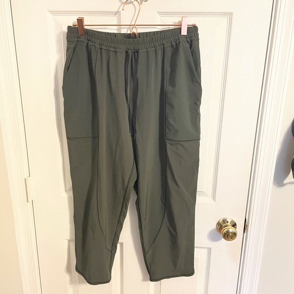 Green Lululemon Joggers - Picture 1 of 3